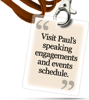 Paul Coughlin's Speaking Engagements Schedule